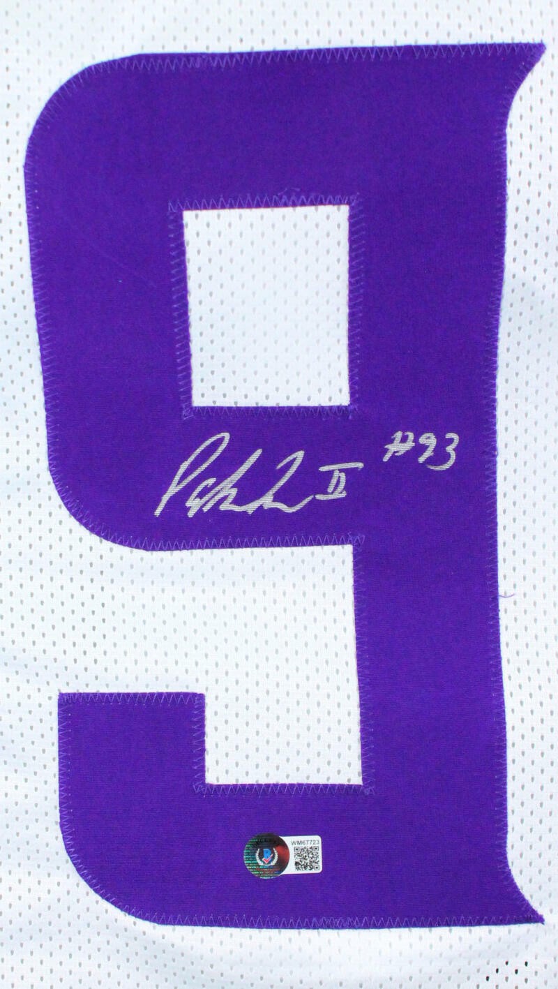 Patrick Jones Autographed Minnesota Vikings White Custom Jersey