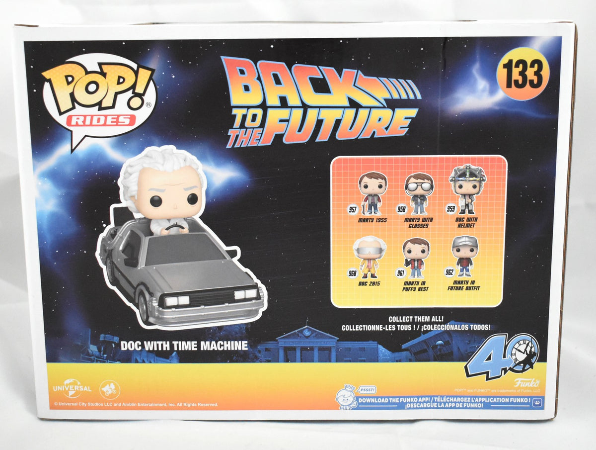 Christopher Lloyd Signed Back to the Future Funko Pop Rides #133