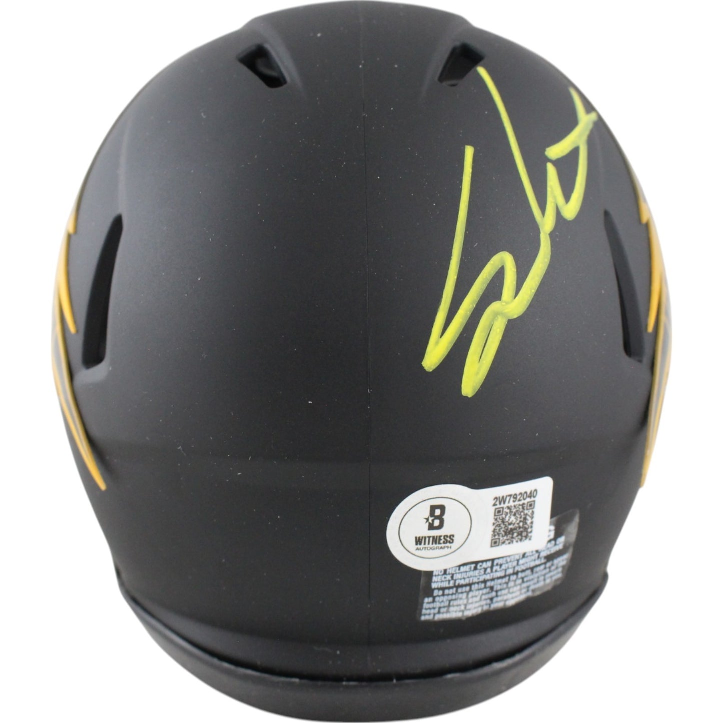 Sam Leavitt Arizona State Sun Devils Autographed Black Mini Helmet