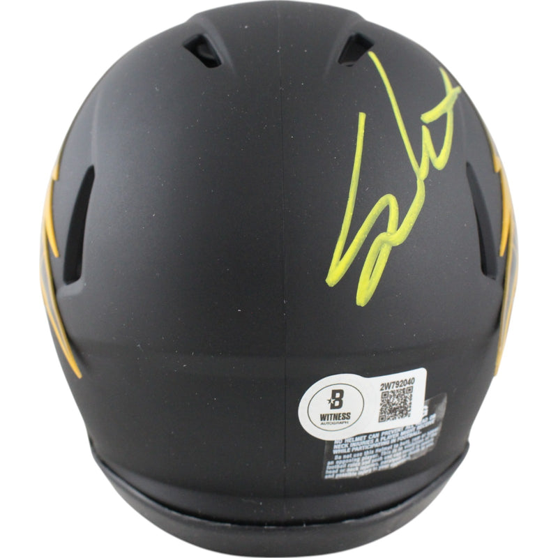 Sam Leavitt Arizona State Sun Devils Autographed Black Mini Helmet