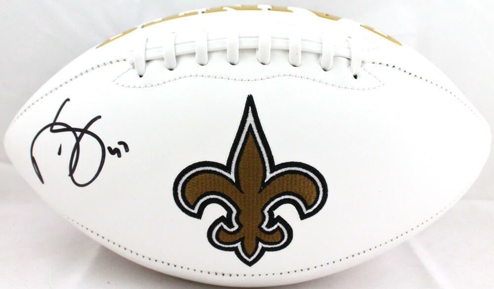 Darren Sproles Signed New Orleans Saints Logo Football - Black