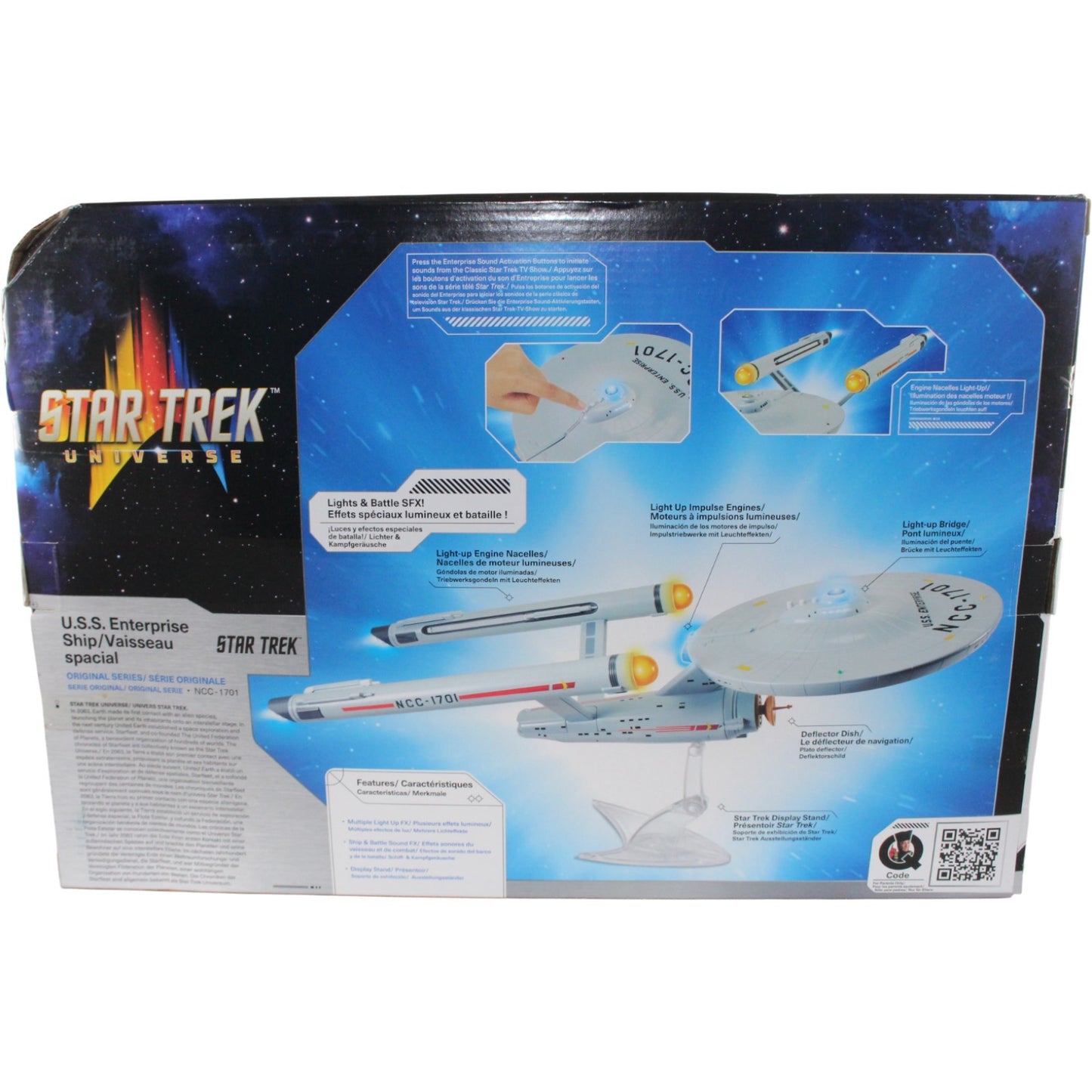 William Shatner Signed Star Trek 21" USS Enterprise Ship (Beckett COA)