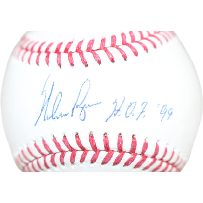 Nolan Ryan Autographed Texas Rangers OML Baseball (HOF Inscription)