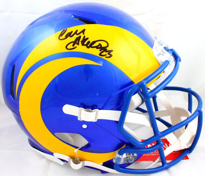 Cam Akers Autographed Los Angeles Rams Full Size Speed Authentic Helmet
