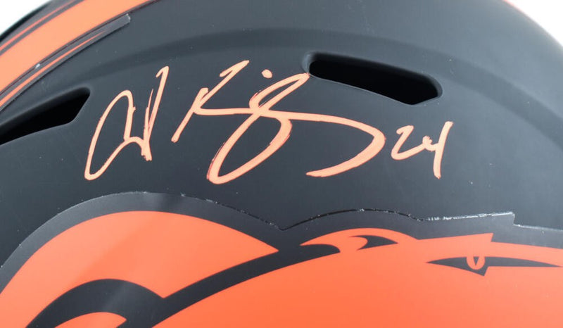 Champ Bailey Signed Denver Broncos Full Size Eclipse Speed Helmet
