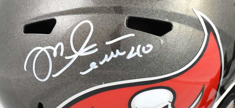Mike Alstott Signed Tampa Bay Buccaneers Full Size Speed Helmet