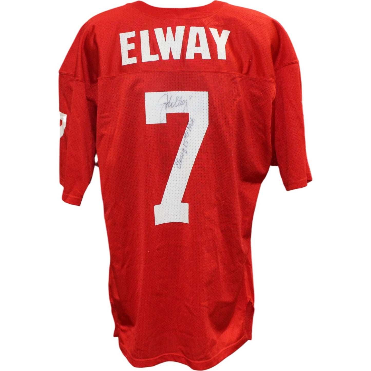John Elway Signed Stanford Cardinal Wilson Authentic Jersey Inscribed