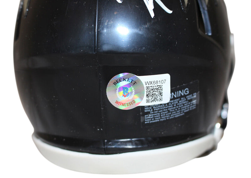 Ray Lewis Baltimore Ravens Autographed Speed Mini Helmet