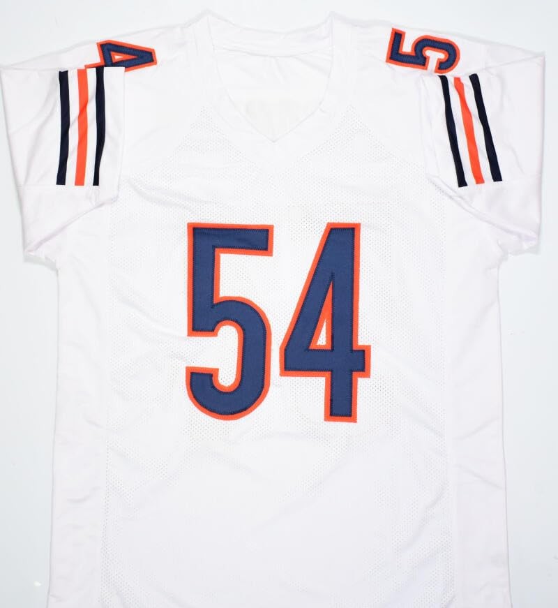 Brian Urlacher Signed Chicago Bears Custom White Jersey - HOF 2018