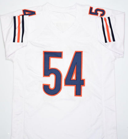 Brian Urlacher Signed Chicago Bears Custom White Jersey - HOF 2018