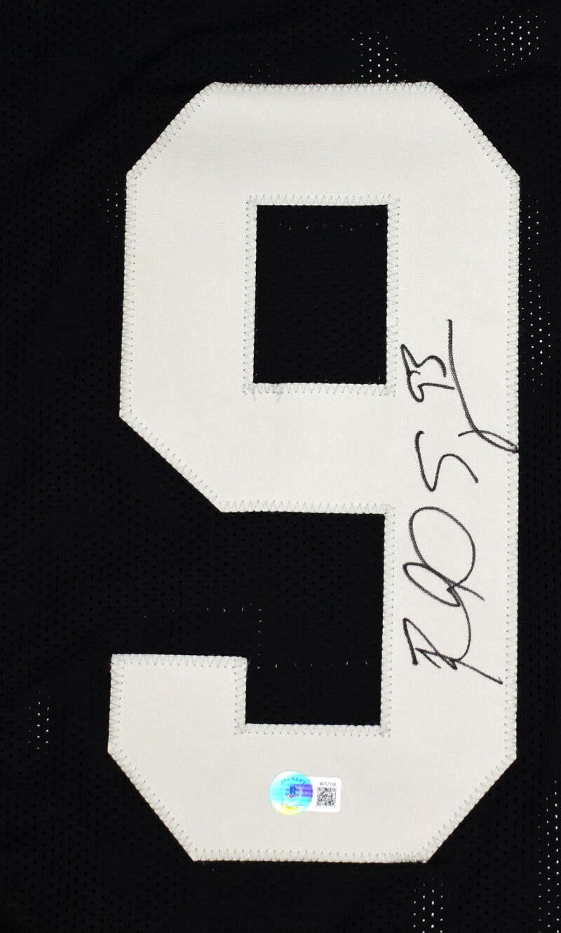 Richard Seymour Autographed Las Vegas Raiders Black Custom Jersey