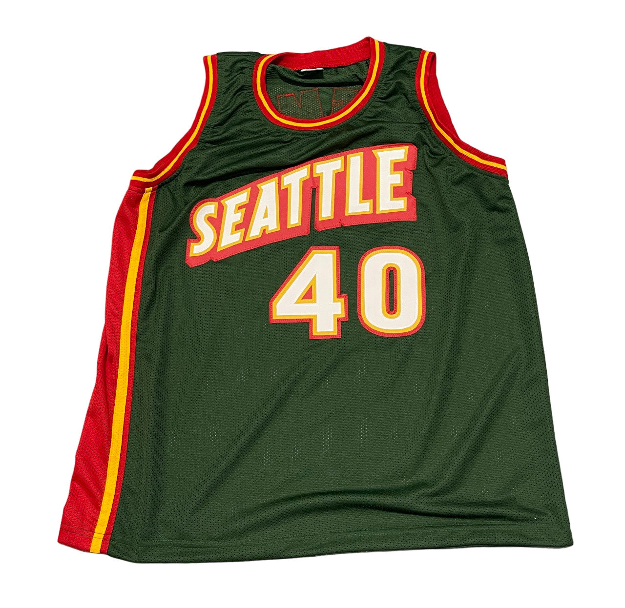 Shawn Kemp Signed Seattle Supersonics Custom Jersey