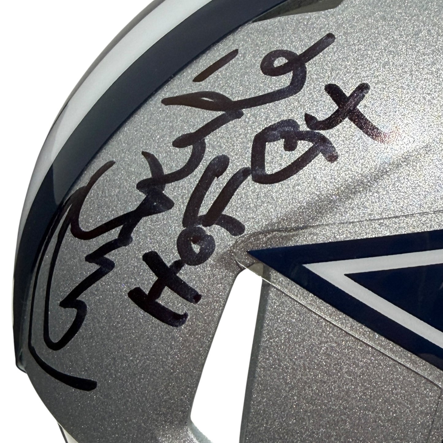 Randy White Dallas Cowboys Signed Speed Mini Helmet (HOF 94)