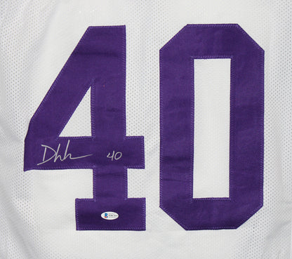 Devin White Autographed LSU Tigers College Style Jersey - BAS COA