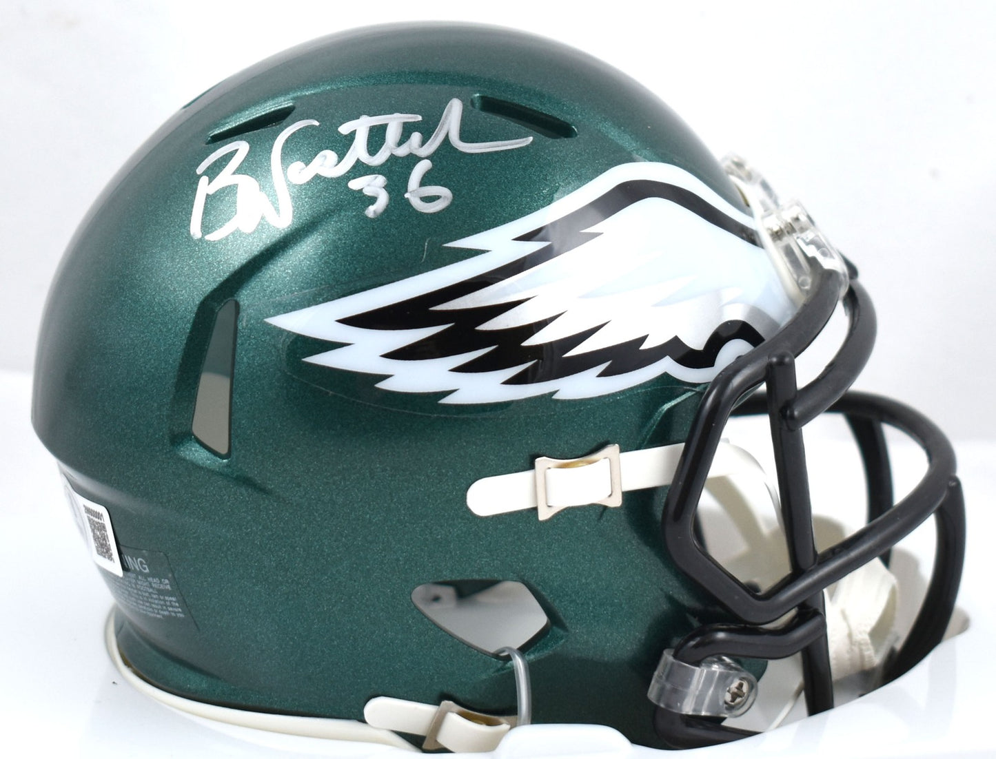 Brian Westbrook Autographed Philadelphia Eagles Speed Mini Helmet