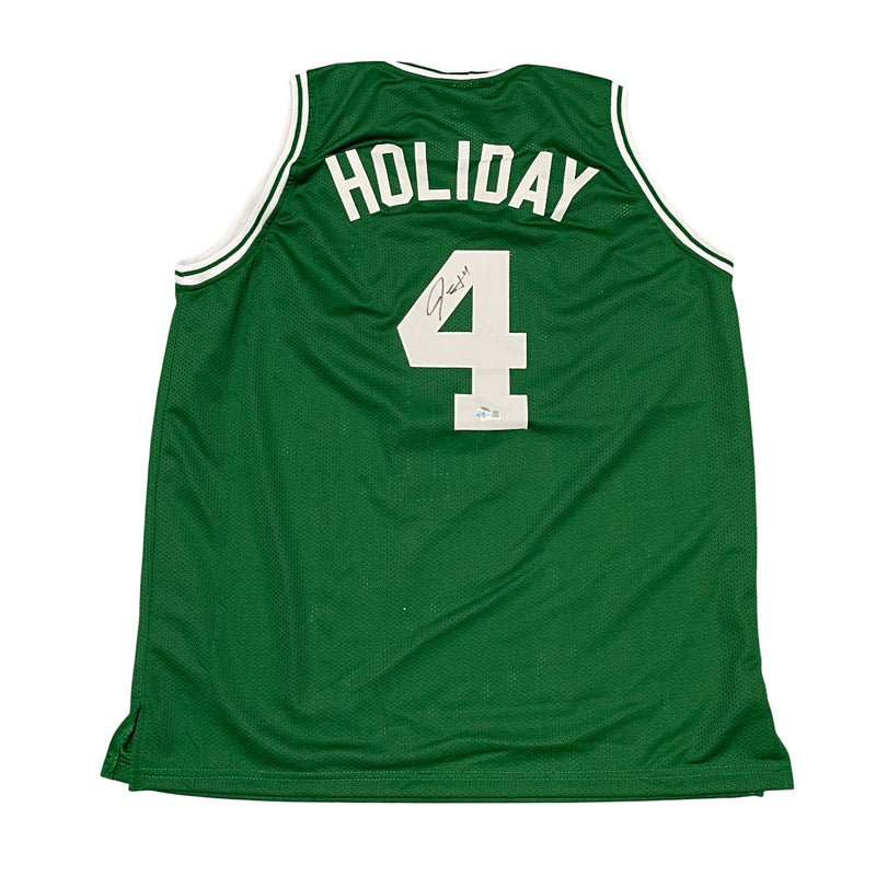 Jrue Holiday Boston Celtics Autographed Custom Jersey (Beckett Witness)