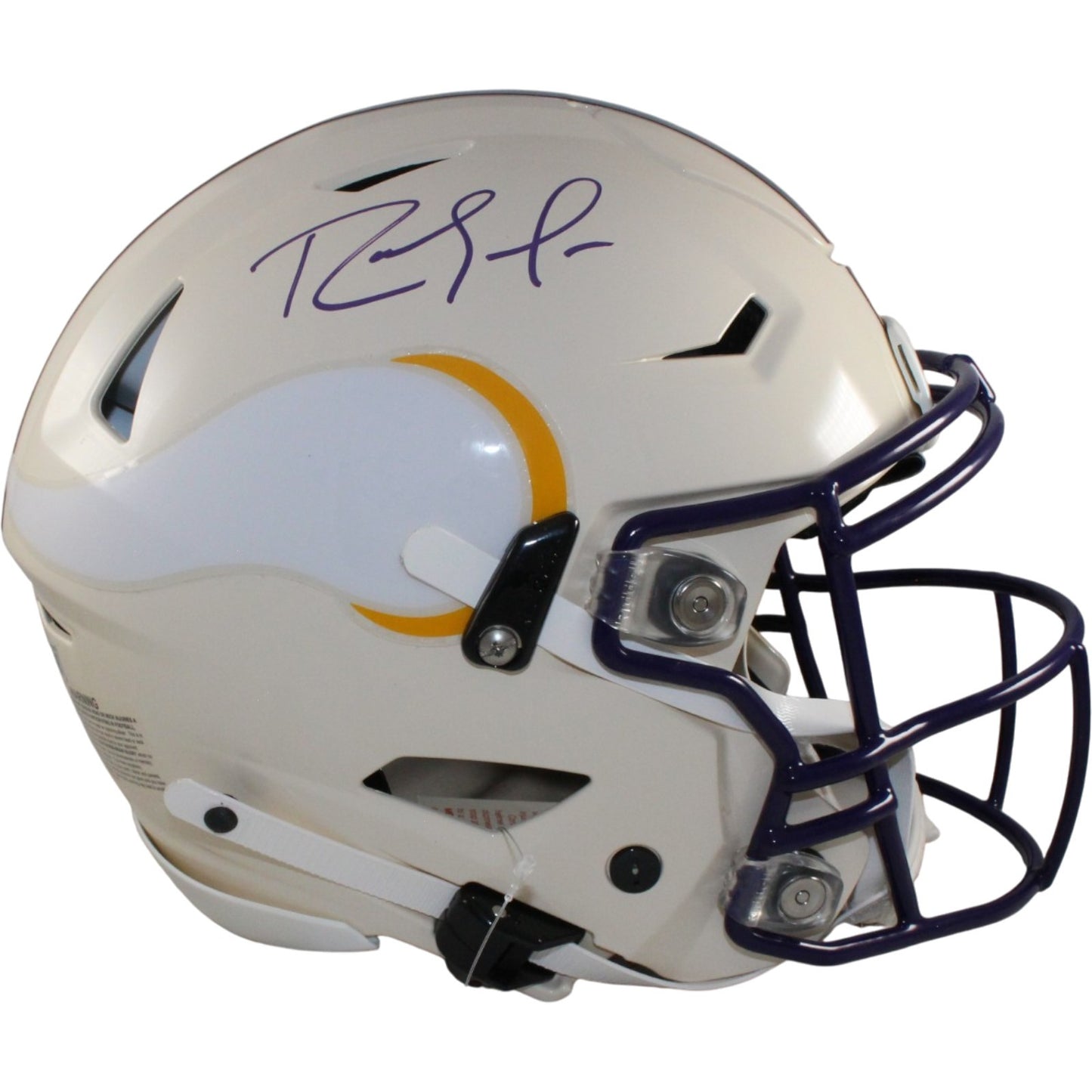 Randy Moss Autographed Minnesota Vikings Full Size SpeedFlex Retro Helmet