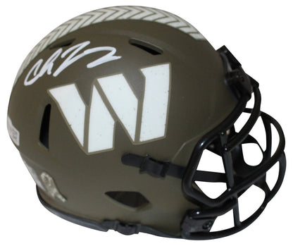 Chase Young Signed Washington Commanders Salute to Service Mini Helmet