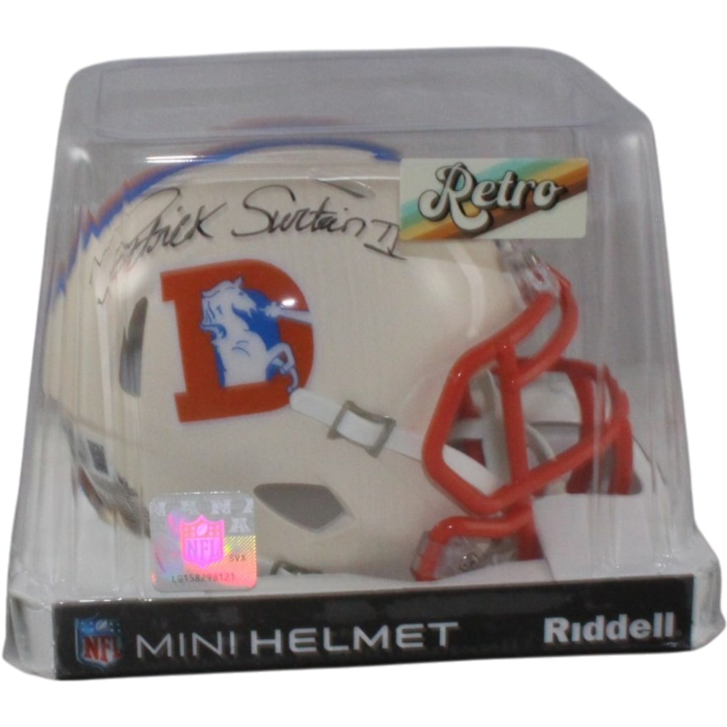 Patrick Surtain Signed Denver Broncos Retro Mini Helmet