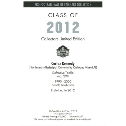 2012 Hall of Fame Multi-Signed Goal Line Art Card Set