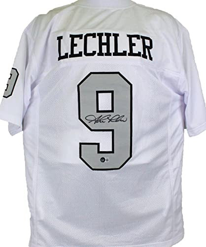 Shane Lechler Autographed White Custom Football Jersey