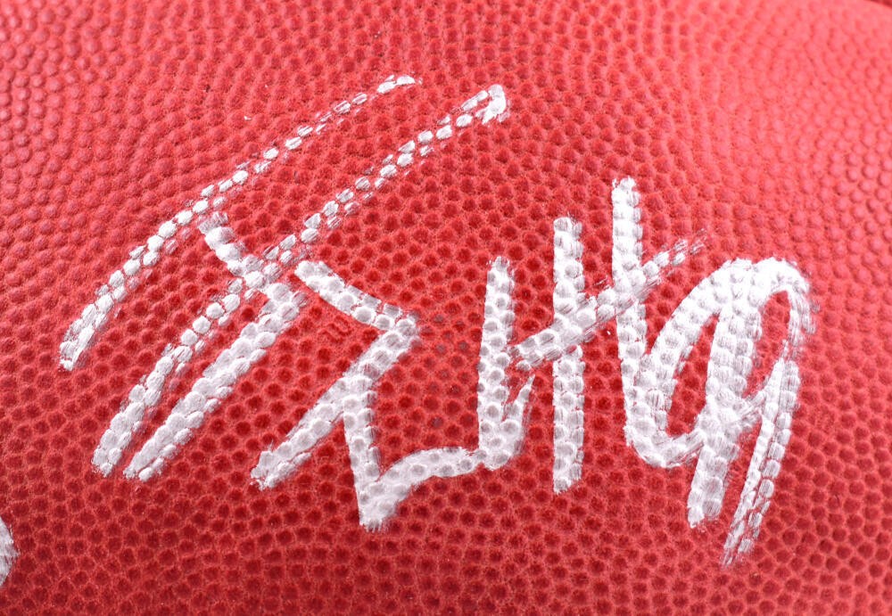 JJ Watt, TJ Watt & Derek Watt Signed NFL Duke Authentic Football