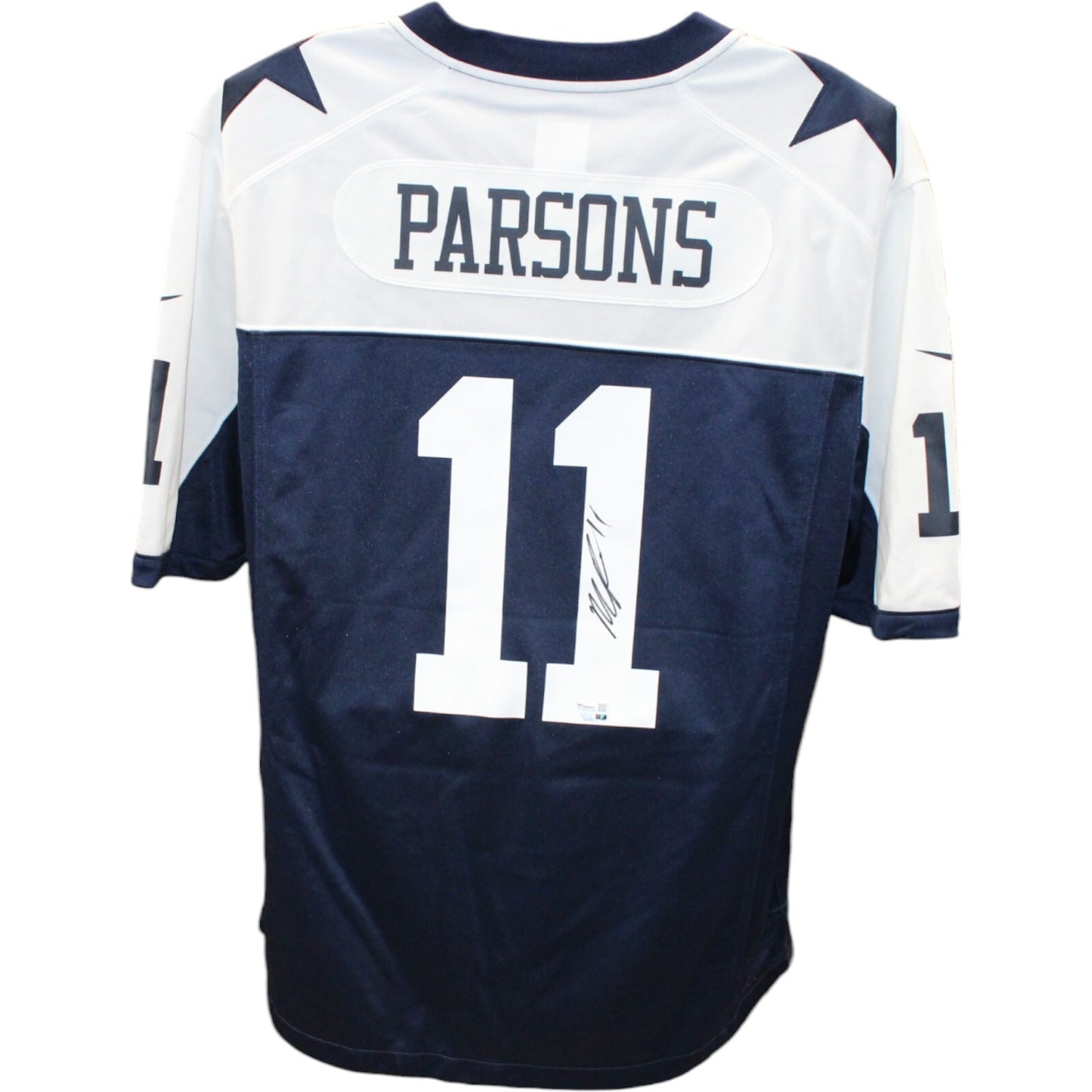 Micah Parsons Signed Dallas Cowboys Nike Blue Jersey