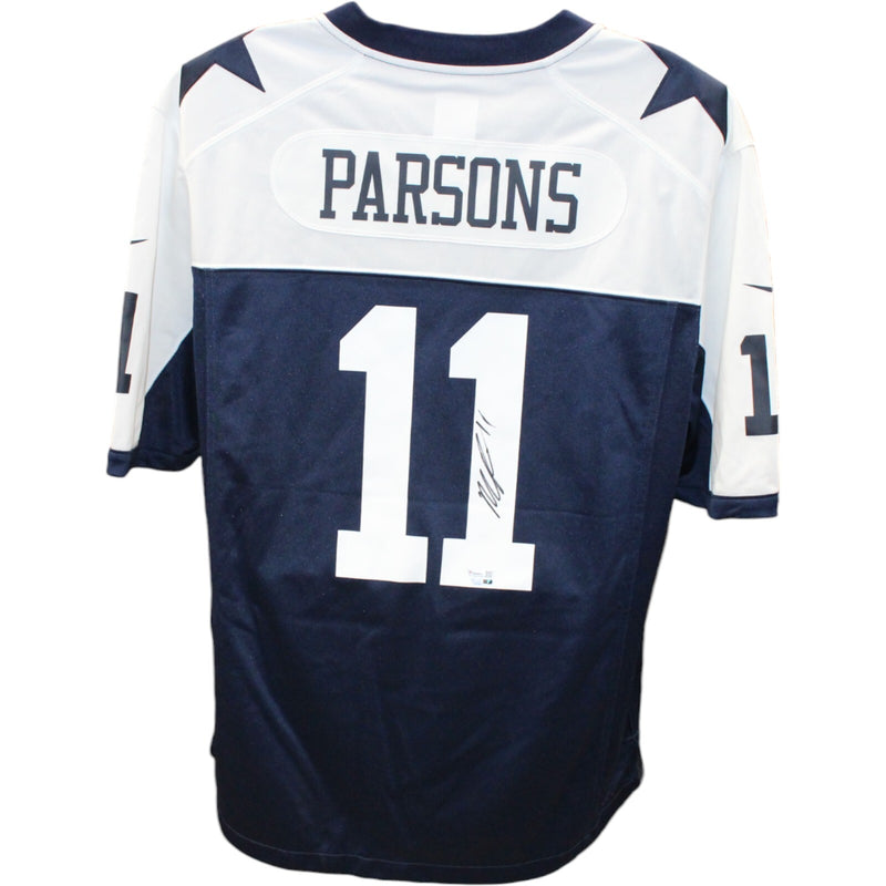Micah Parsons Signed Dallas Cowboys Nike Blue Jersey