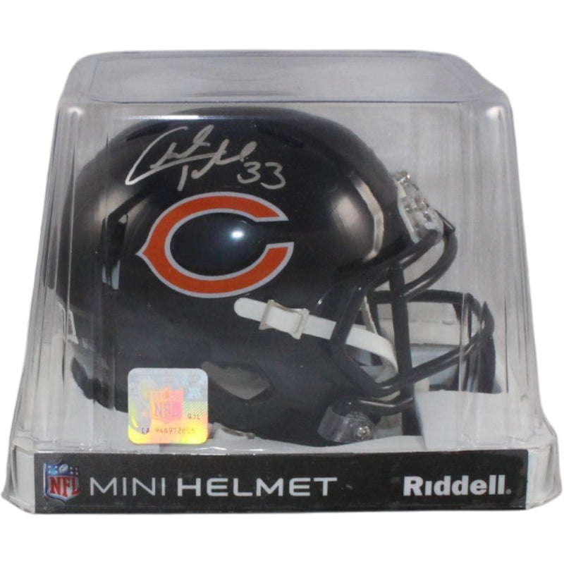 Charles Tillman Chicago Bears Autographed Mini Helmet BAS Witnessed