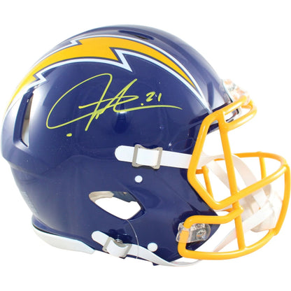 LaDainian Tomlinson Signed San Diego Chargers Throwback Proline Helmet