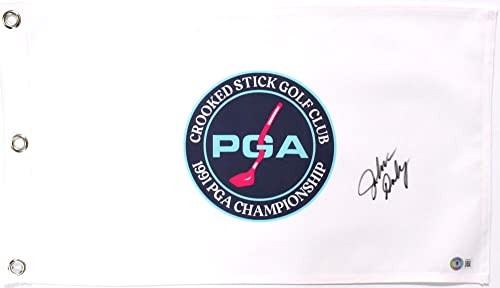 John Daly Signed 1991 PGA Championship Pin Flag