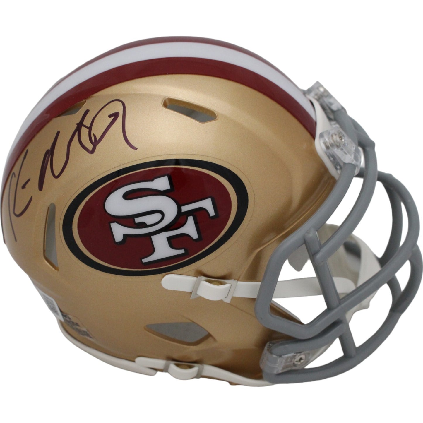 Ken Norton Jr. San Francisco 49ers Autographed Mini Helmet