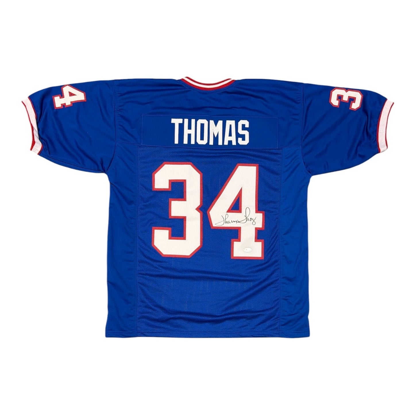 Thurman Thomas Signed Buffalo Bills Custom Jersey