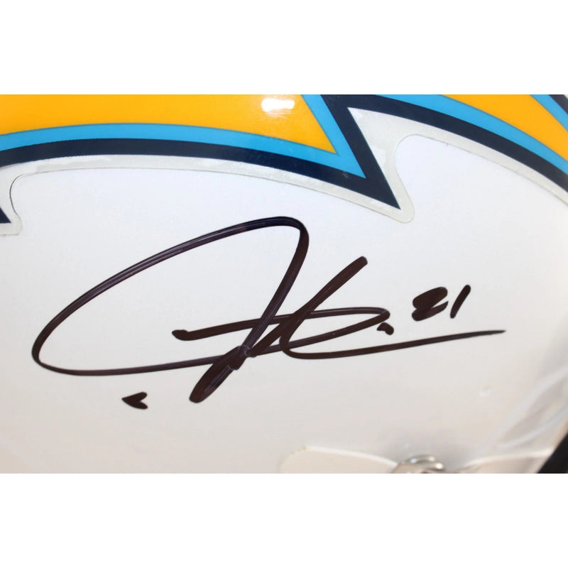 LaDainian Tomlinson Signed San Diego Chargers Throwback Proline Helmet