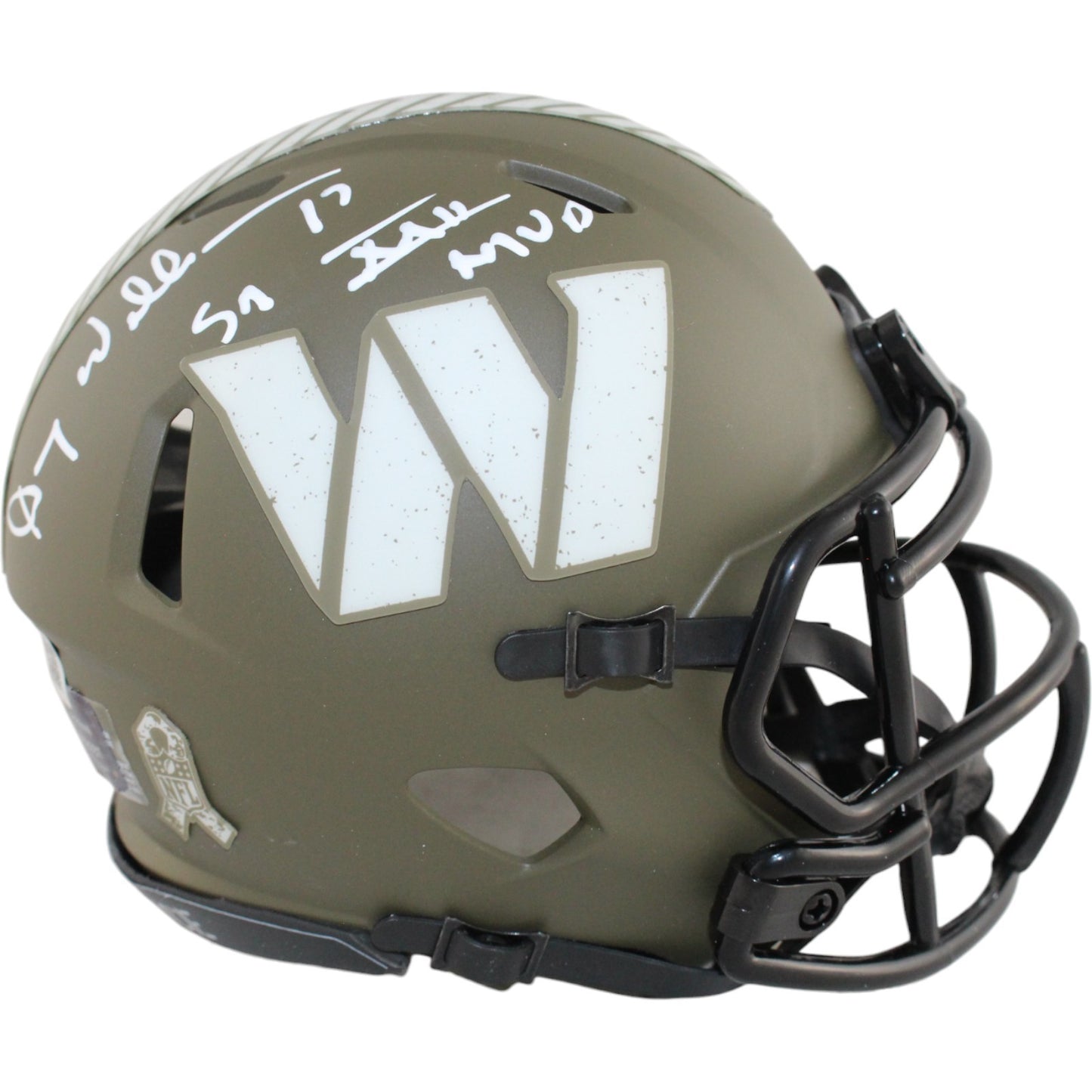 Doug Williams Autographed Washington Commanders 2022 STS Mini Helmet