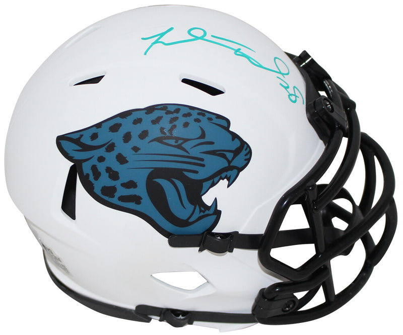 Fred Taylor Signed Jacksonville Jaguars Lunar Mini Helmet (BAS)