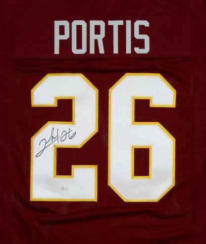 Clinton Portis Autographed Maroon Custom Jersey