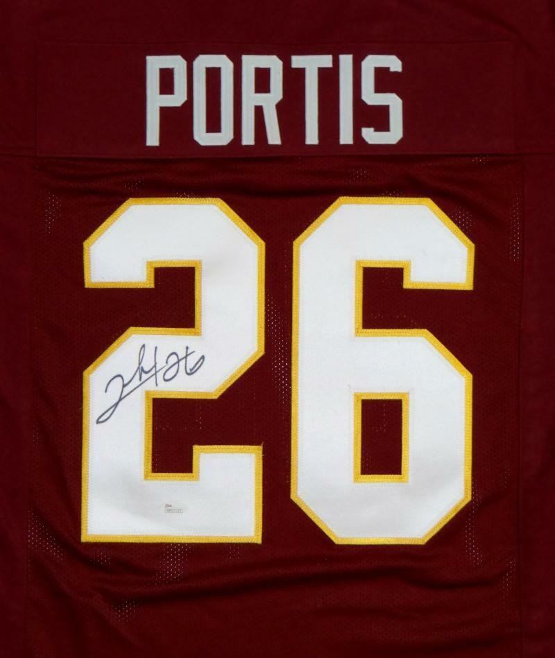 Clinton Portis Autographed Maroon Custom Jersey