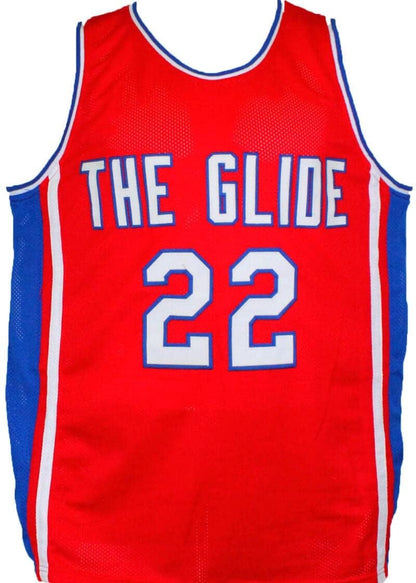 Clyde Drexler Signed Red College Style Basketball Jersey