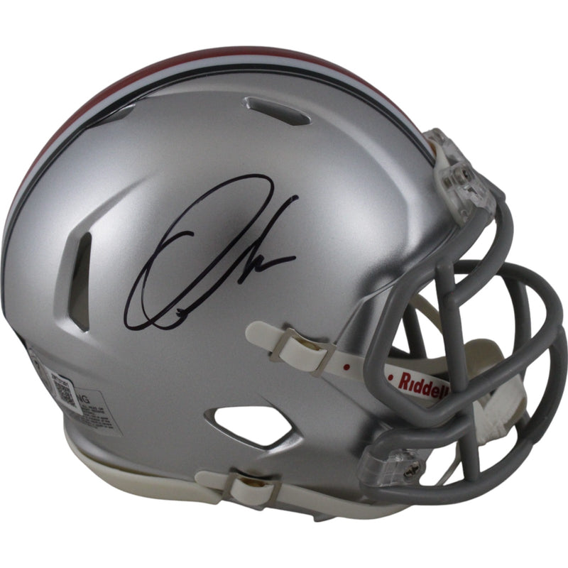 Quinshon Judkins Ohio State Buckeyes Autographed Speed Mini Helmet