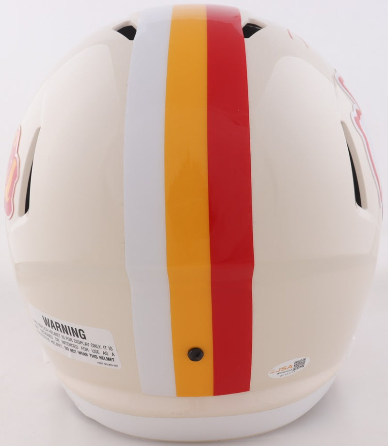 Dwayne Bowe Signed Kansas City Chiefs Retro Full Size Helmet