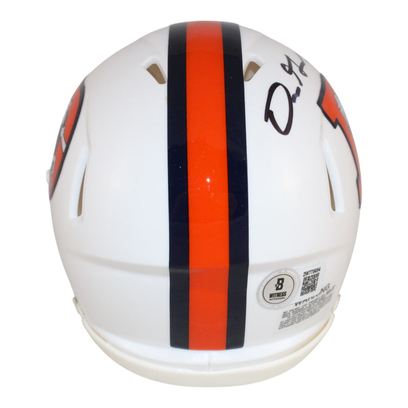 Dre Greenlaw Signed Denver Broncos 2023 Alternate Speed Mini Helmet