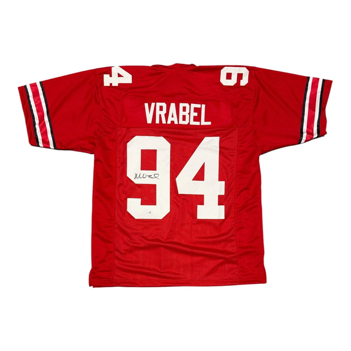 Mike Vrabel Signed Ohio State Buckeyes Custom Jersey