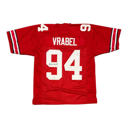 Mike Vrabel Signed Ohio State Buckeyes Custom Jersey