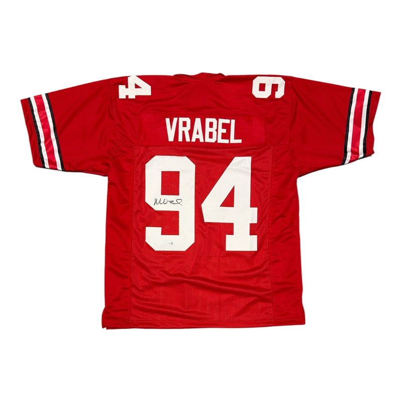 Mike Vrabel Signed Ohio State Buckeyes Custom Jersey