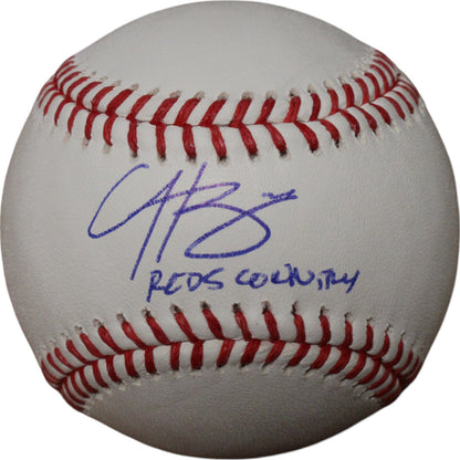 Hunter Greene Autographed Cincinnati Reds Baseball "Reds Country"