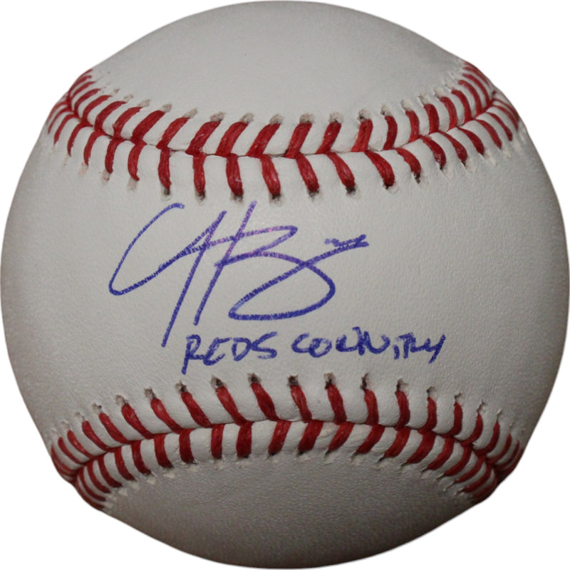 Hunter Greene Autographed Cincinnati Reds Baseball "Reds Country"