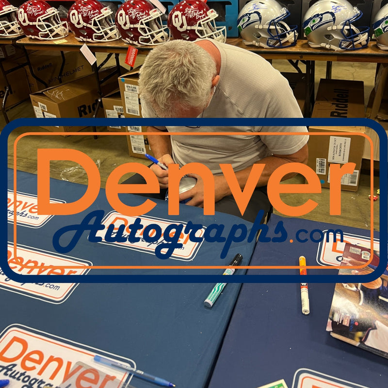 Brian Bosworth Autographed Seattle Seahawks Throwback Mini Helmet (BAS)