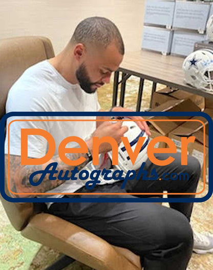 Dak Prescott Signed Dallas Cowboys Authentic Alternate Full Size Helmet