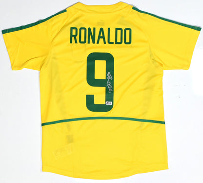 Ronaldo Signed Brazil National Team Home Jersey